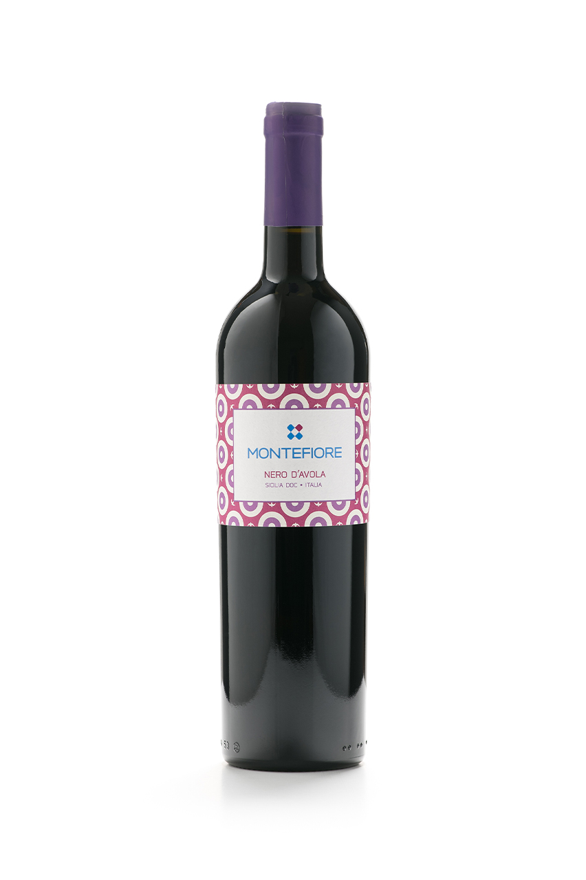 Вино Монтефьоре Неро д'Авола, IGT, красное, сухое, 0.75л